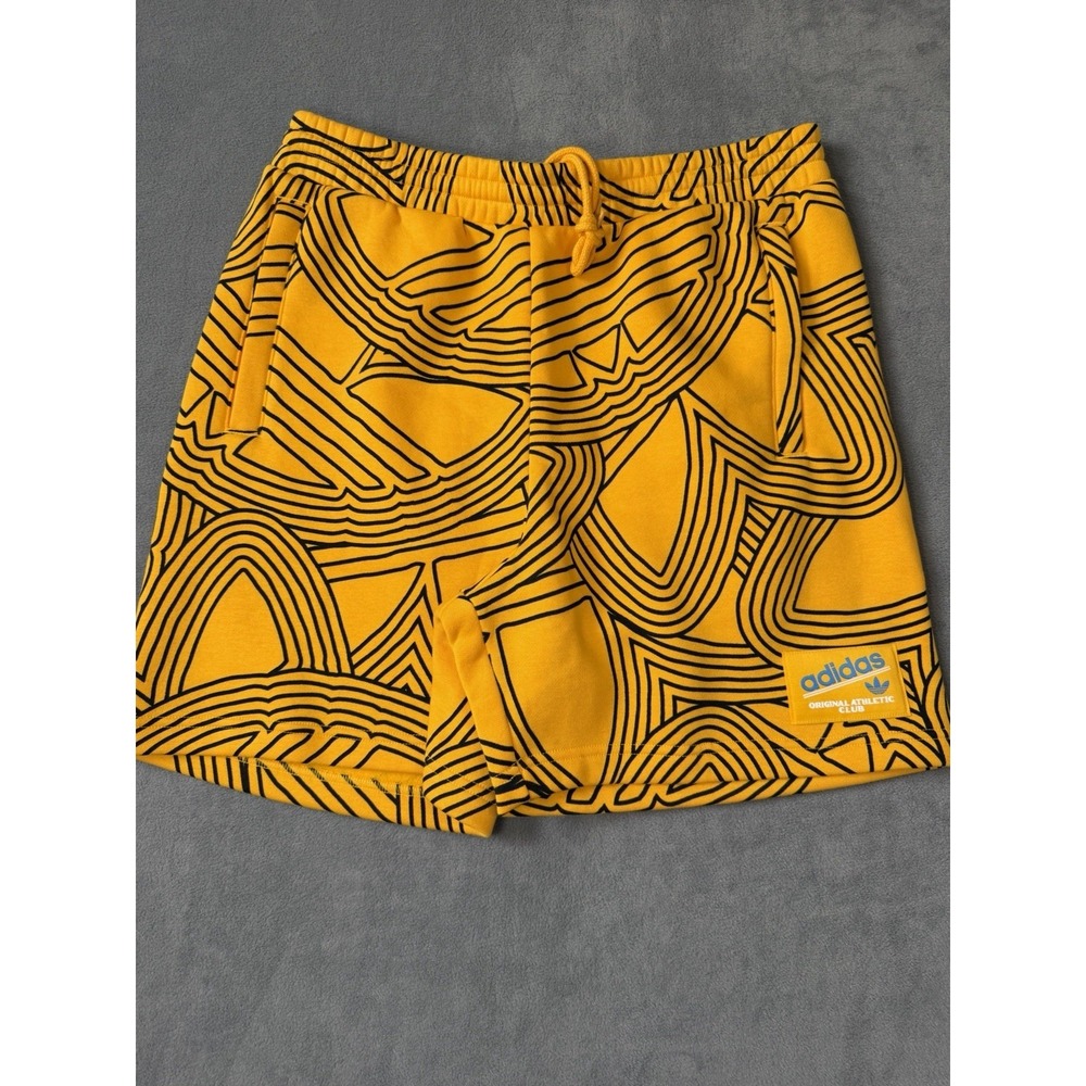 NWT ADIDAS Originals OAC AOP Shorts Collegiate Gold Size Medium HI2968 Active